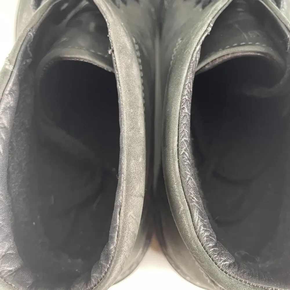 ECCO Turn Men's EU 45 US 11 Black Leather Shaft Chukka Ankle Boots Casual EUC